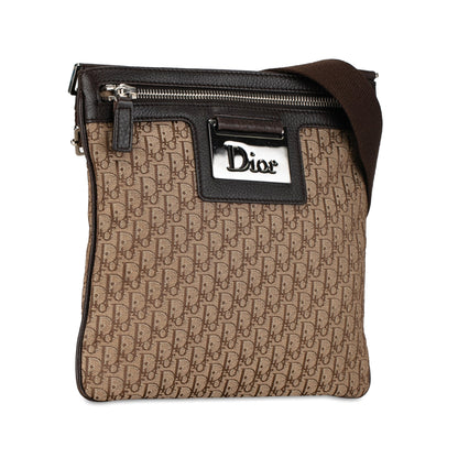 Dior Leather Canvas Crossbody Bag