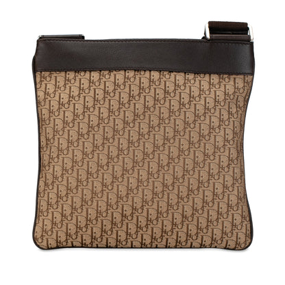 Dior Leather Canvas Crossbody Bag