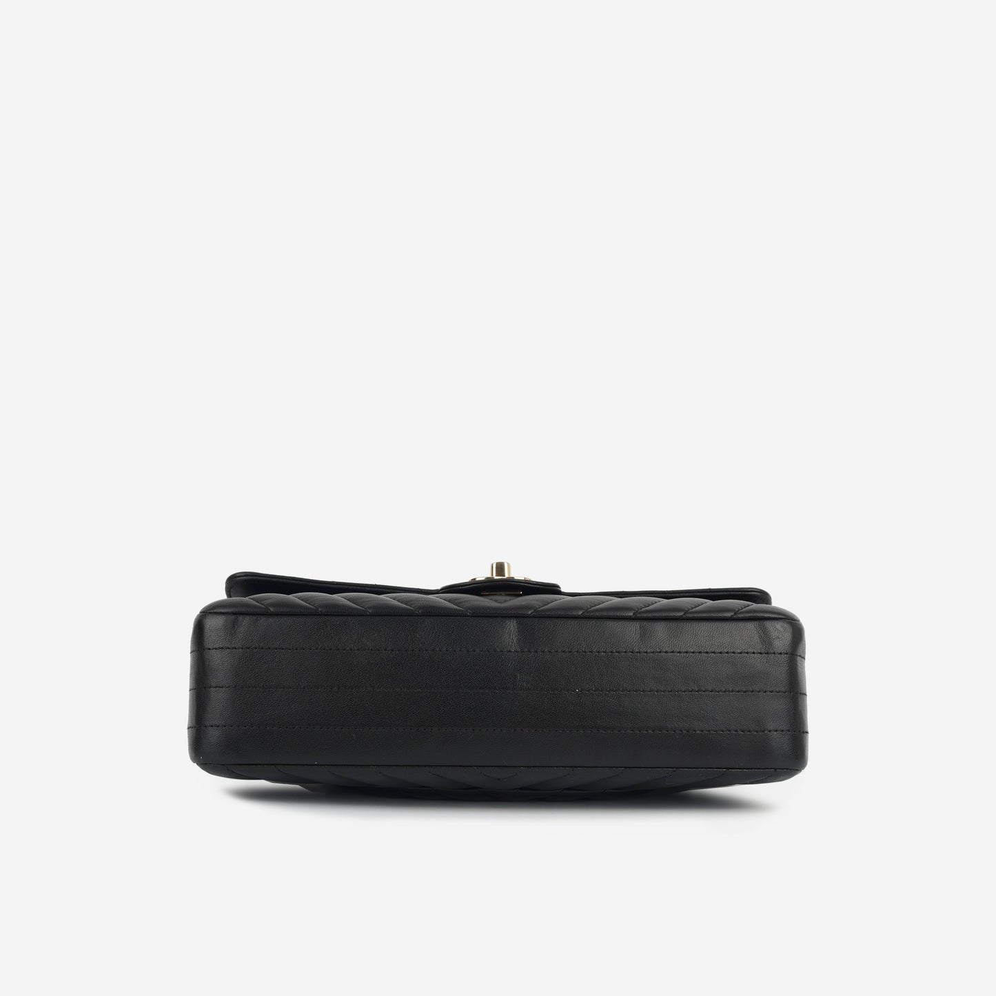 Chanel Classic Flap Lambskin Black Shoulder Bag Style 315