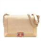 Chanel Boy Chanel 28 Chain Shoulder Bag Gold Gold 18 A92193