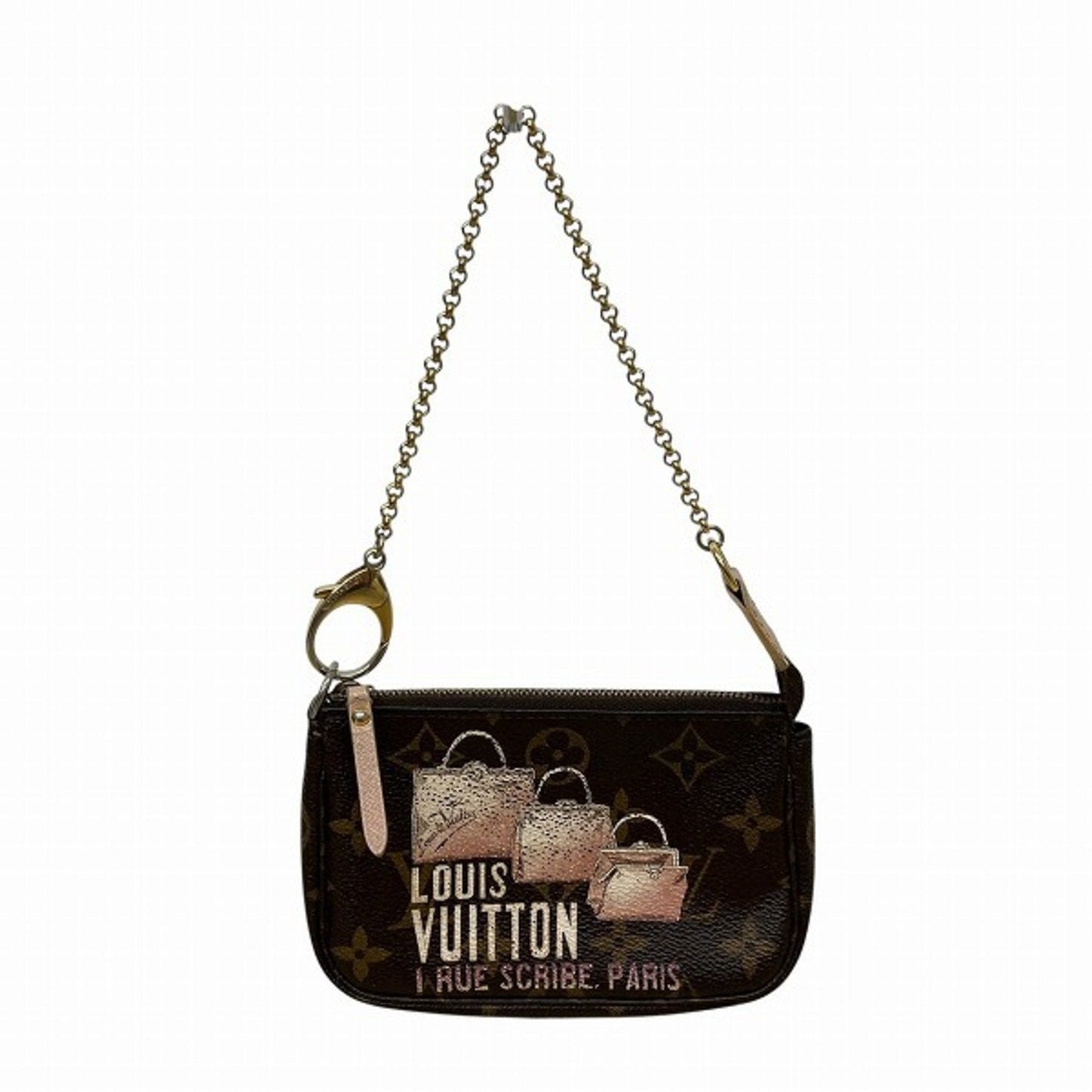 Louis Vuitton  yellow Monogram Handbag Pochette Pouch