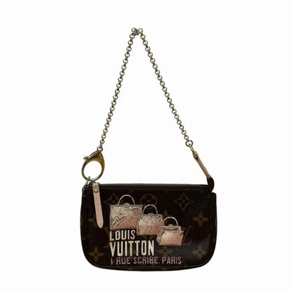 Louis Vuitton  yellow Monogram Handbag Pochette Pouch