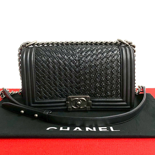 Chanel Boy Lambskin Shoulder Bag Style 8