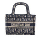 Christian Dior 2021 Blue Canvas Oblique Mini Book Tote