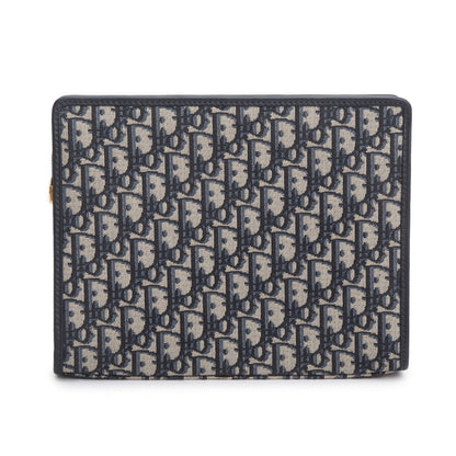 Christian Dior 2022 Blue Dior Oblique Jacquard Dea 30 Montaigne Pouch