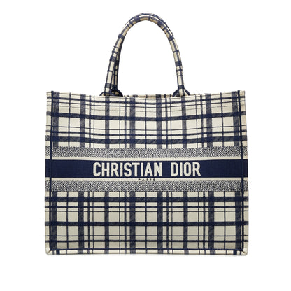 Dior Book Tote Canvas Tote Bag