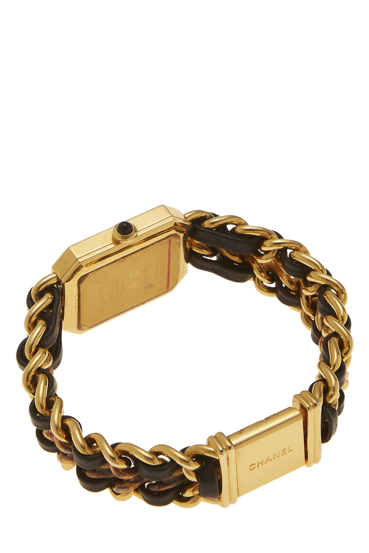 Chanel,  Black & Gold Premiere Watch Medium, Black