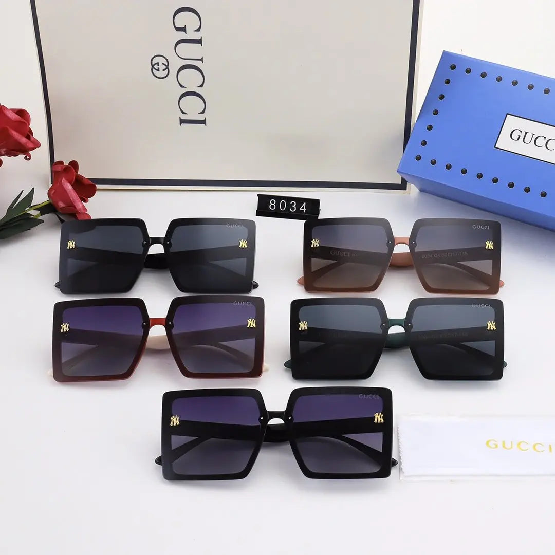 5 COLORS SQUARE POLAZIRED SUNGLASSES for FEMALE