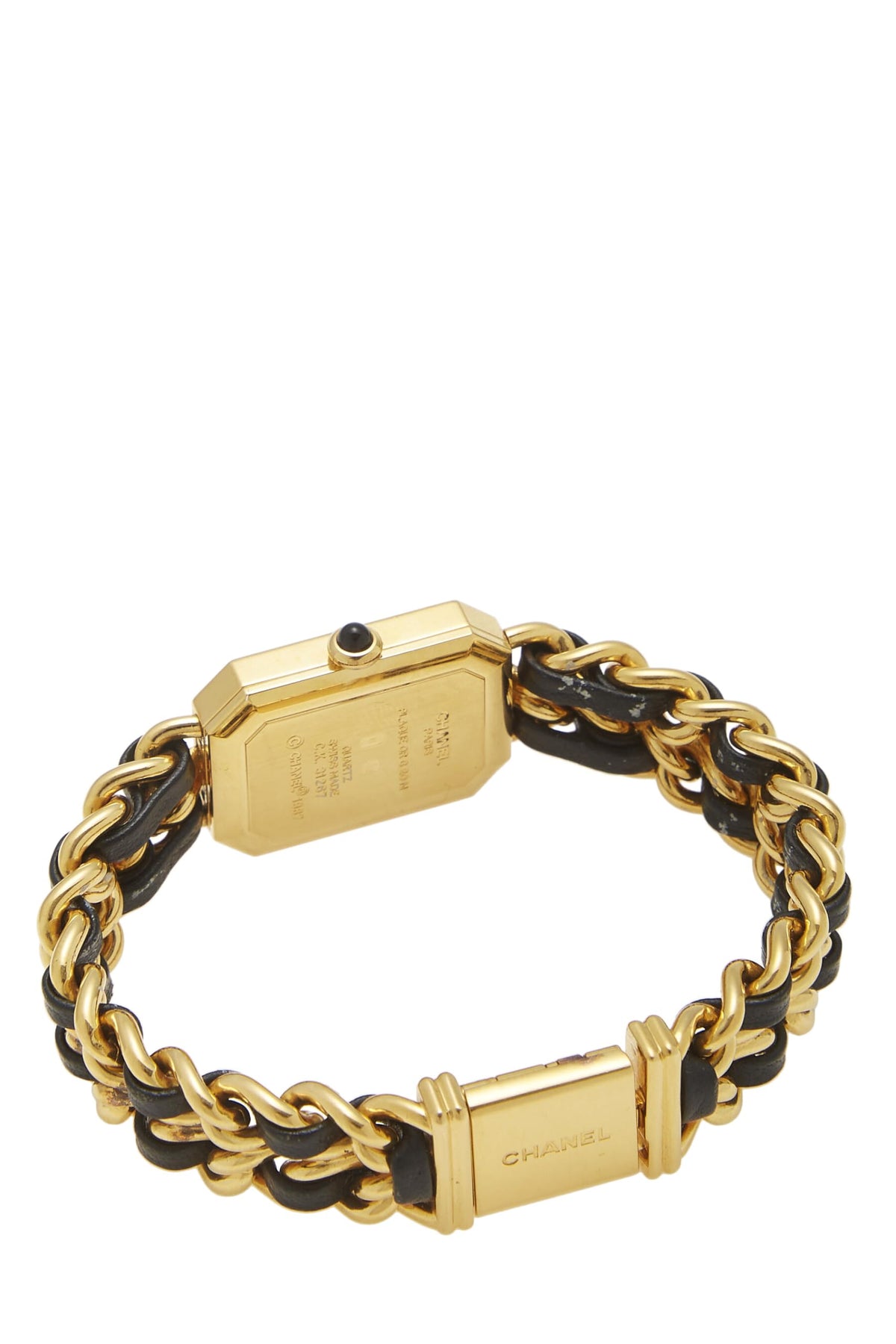 Chanel,  Black & Gold Premiere Watch Medium, Black