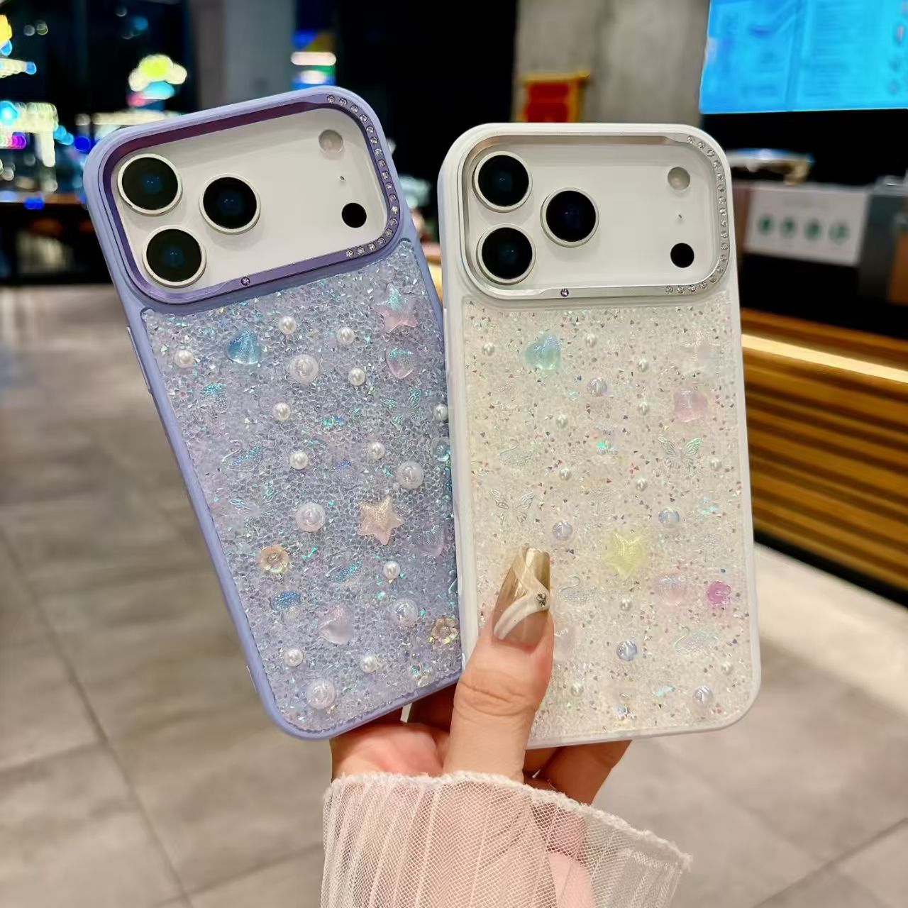 New Stylish, Sparkling Pink Diamond Phone Case for iphone Series and samsugn s25U s26u