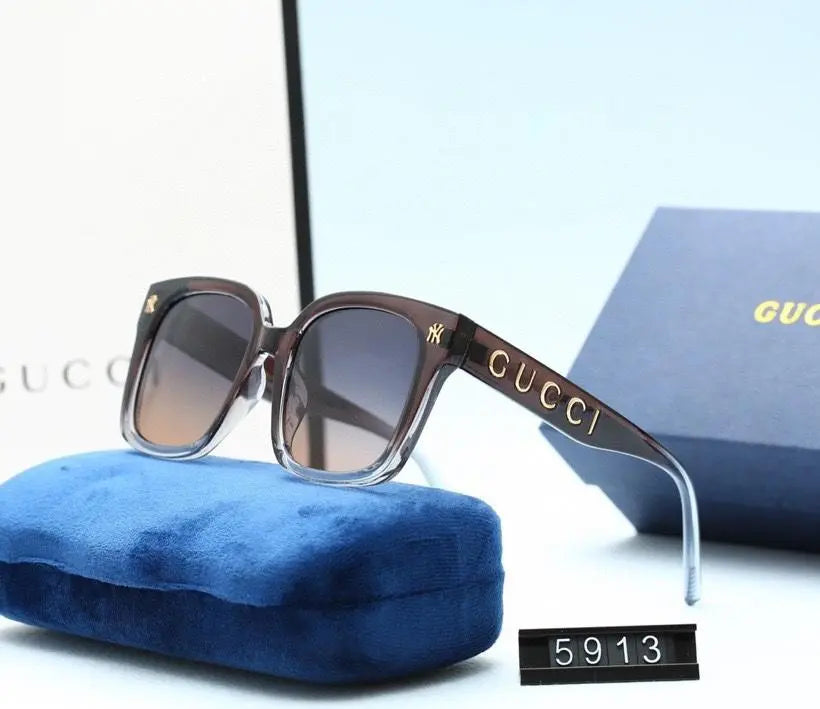 5 COLORS LETTER DECORATION OUTDOOR POLARIZED SUNGLASSES