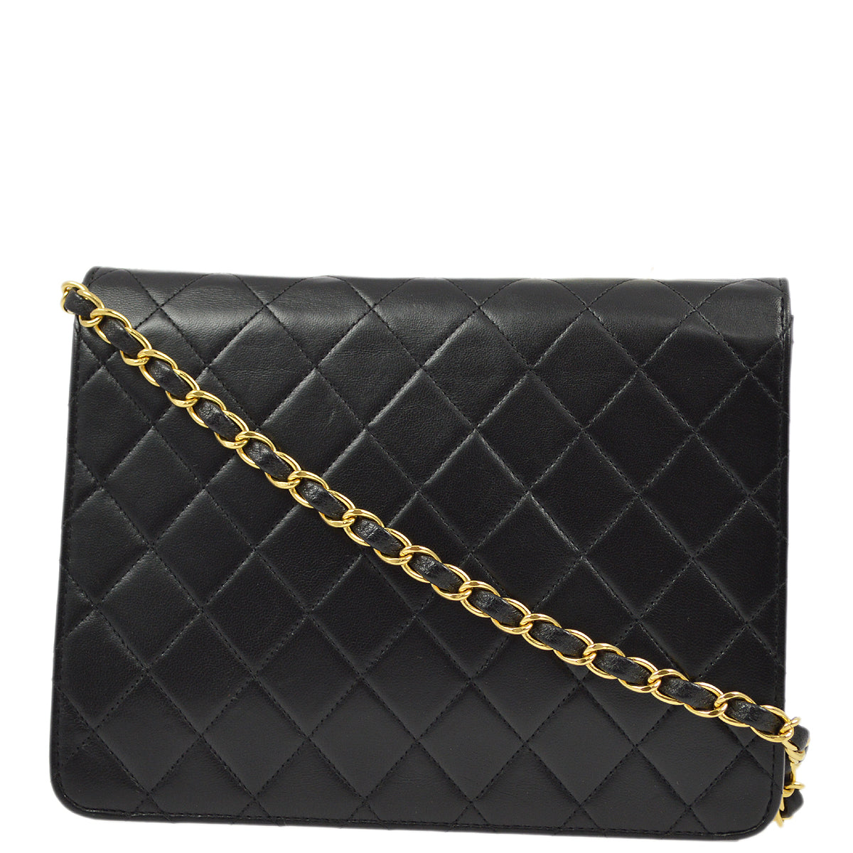 Chanel Flap Small Lambskin Black Shoulder Bag Style