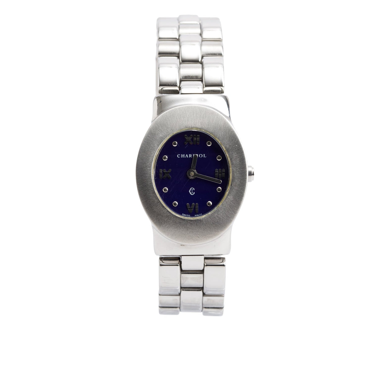 Charriol Stainless Steel 23 MM Azuro Watch Blue Dial
