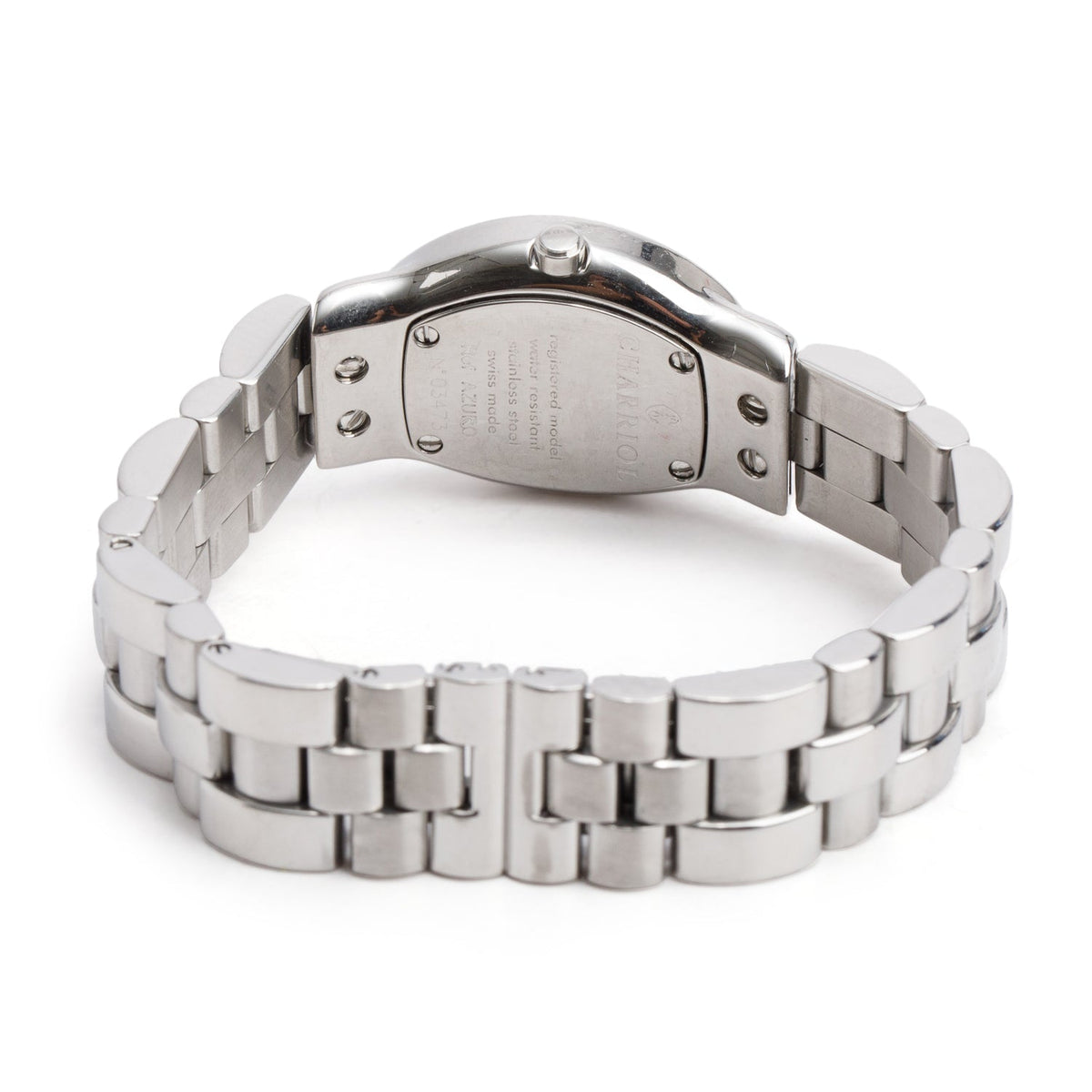 Charriol Stainless Steel 23 MM Azuro Watch Blue Dial
