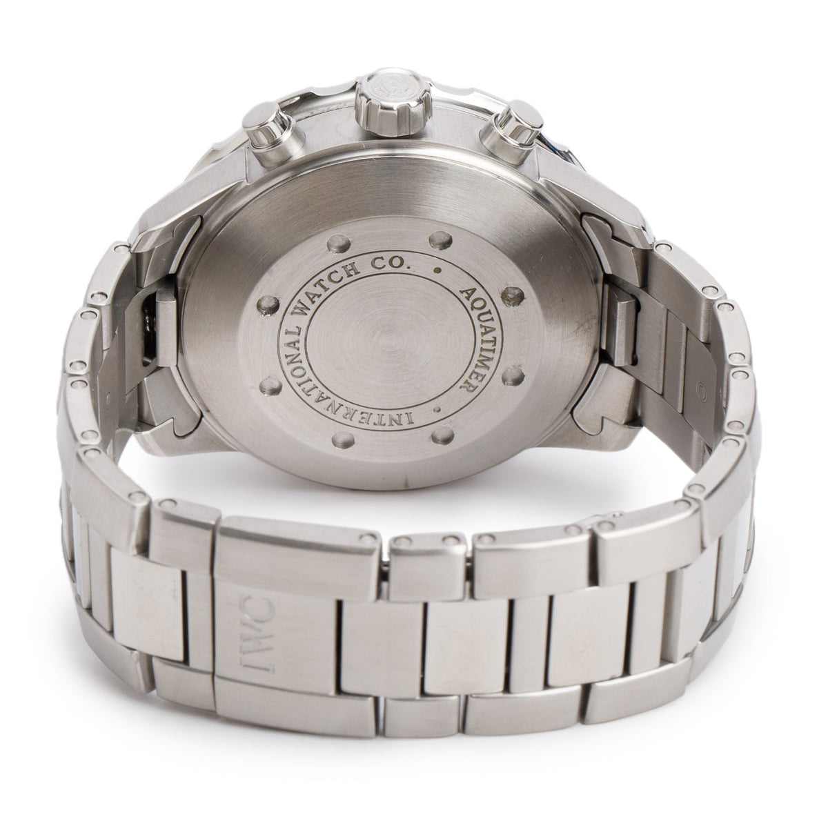 IWC Stainless Steel Aquatimer 44 MM Automatic Chronograph Watch Back Dial IW376701 w/ Box, Papers & Extra Straps
