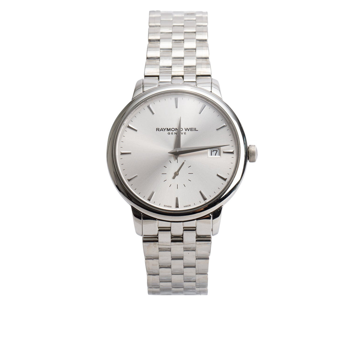 Raymond Weil Stainless Steel Toccata 39 MM Watch Silver Dial 5484