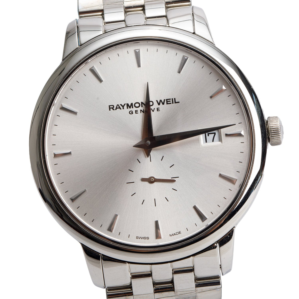 Raymond Weil Stainless Steel Toccata 39 MM Watch Silver Dial 5484