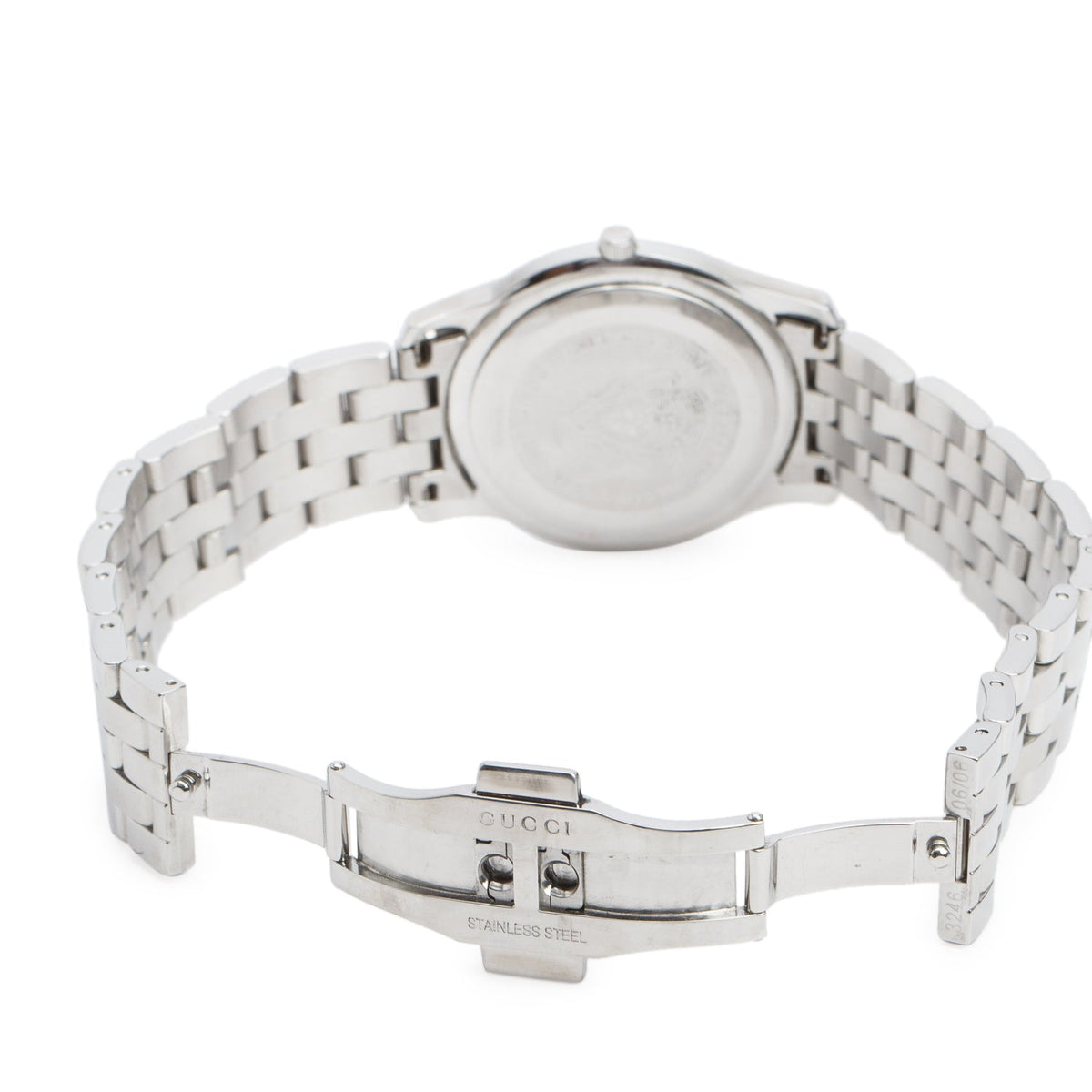 Gucci Stainless Steel 5500 Series 35 MM Quartz Watch w/ Box
