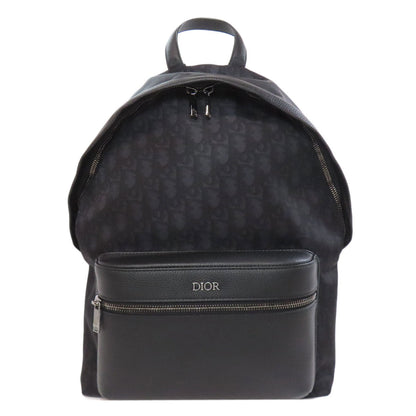 Christian Dior Backpack Nylon black Trotter Pattern Women