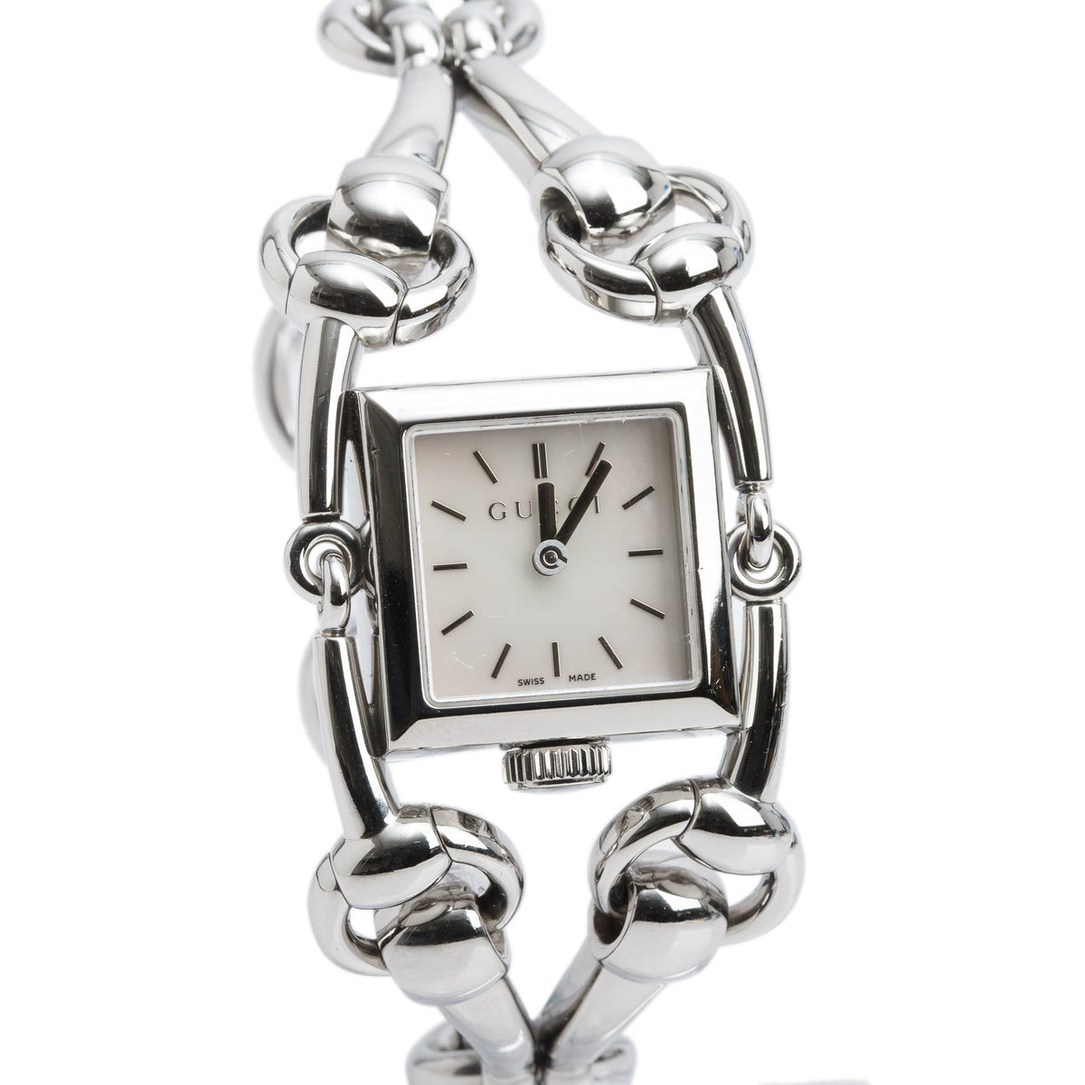 Gucci Stainless Steel Signoria Watch Mother of Pearl Dial YA116501
