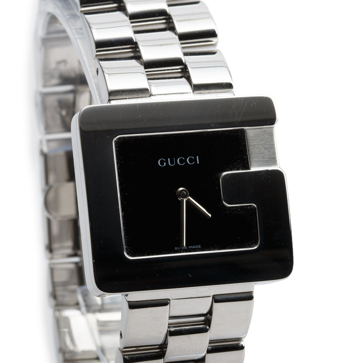 Gucci Stainless Steel 3600M G-Series Watch Black Dial w/ Box