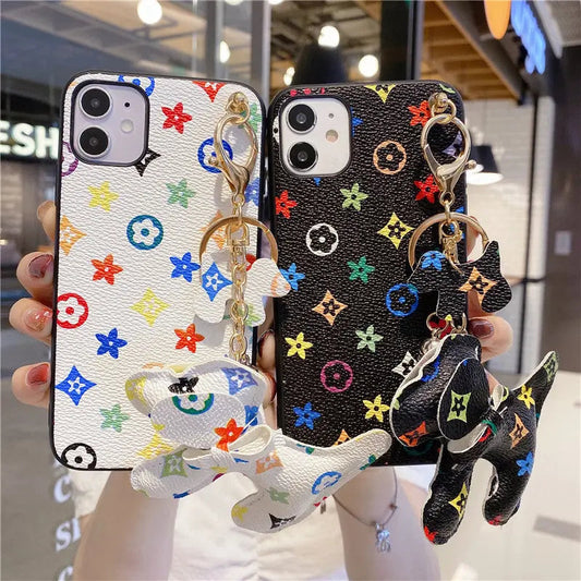 Fashion Doll Leather Phone Case