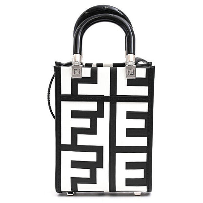 Fendi Sunshine Leather Red Tote Bag Style 15