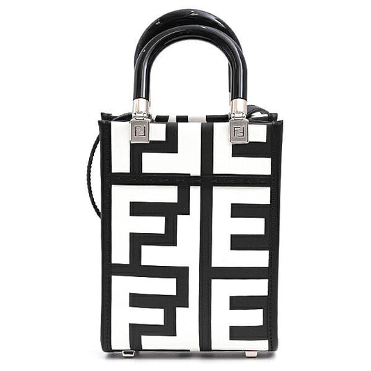 Fendi Sunshine Leather Red Tote Bag Style 15