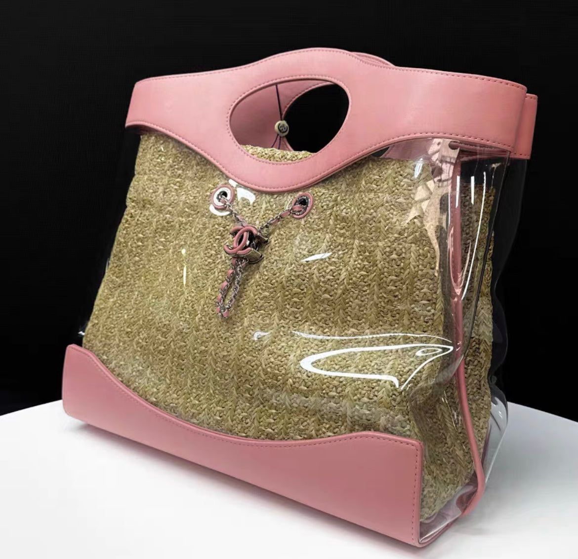 Chanel Chanel 19 Calfskin Pink Shoulder Bag