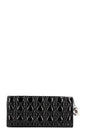 Christian Dior Lady Dior Pouch Patent Clutch Black