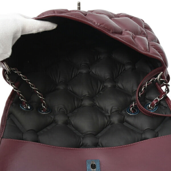 Chanel Bubble Quilt Lambskin 2way Shoulder Bag