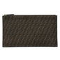 Fendi Zucca Leather Clutch Bag