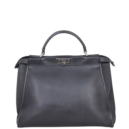 Fendi Peekaboo Large Monster Python-Trim