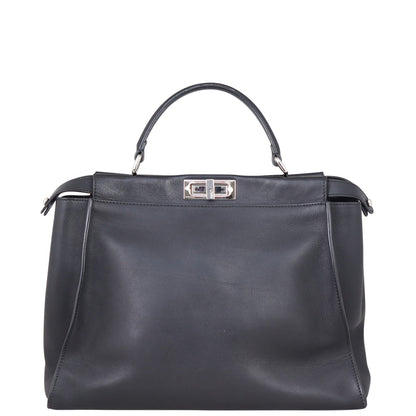 Fendi Peekaboo Large Monster Python-Trim