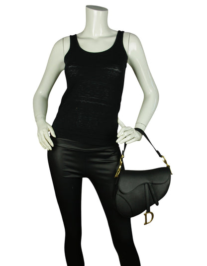 Dior Saddle Calfskin Black Crossbody