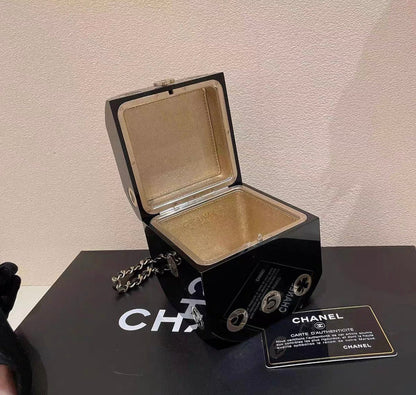 Chanel Luxury Leather Black Handbag Style 11