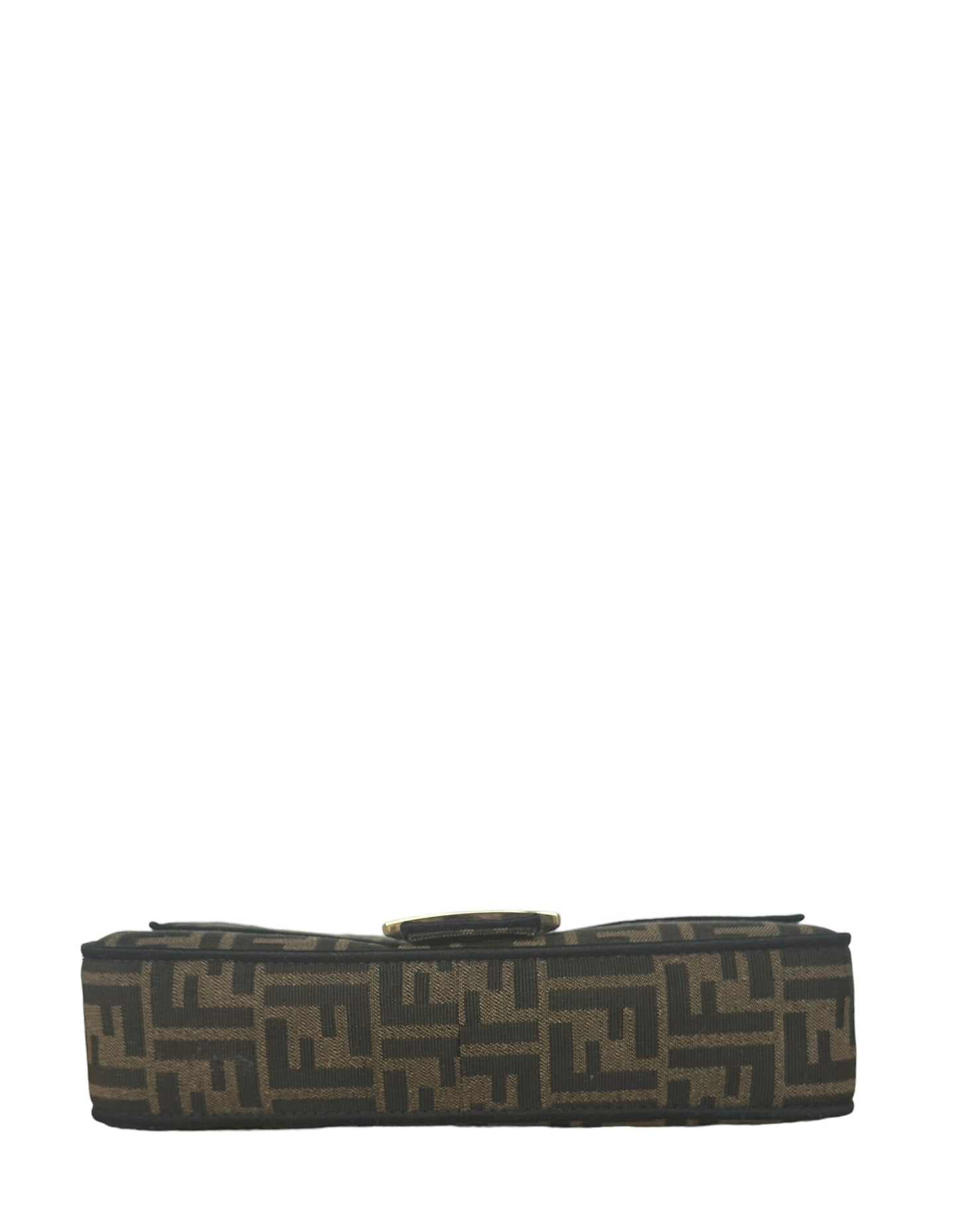 Fendi Fabric Monogram Jacquard FF Baguette NM Bag w/ Two Straps