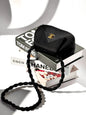Chanel 1997 Limited Edition Black Cord Cc Turn Clasp Bag
