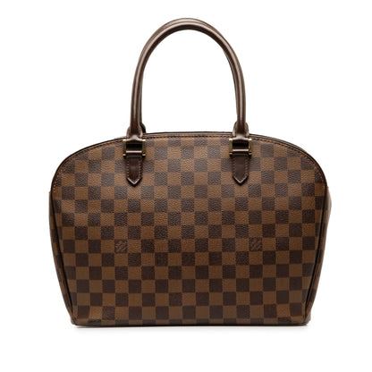 Brown Louis Vuitton Damier Ebene Sarria Horizontal HandBag