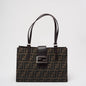 Fendi Zucca Double Top Handle Bag