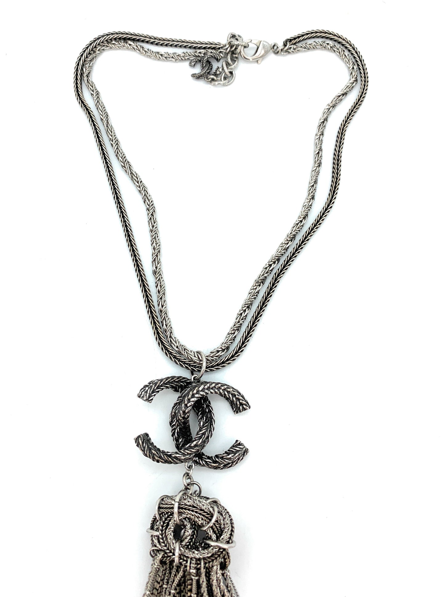 Chanel bag Strass CC Paris-Cosmopolite Tassel Necklace