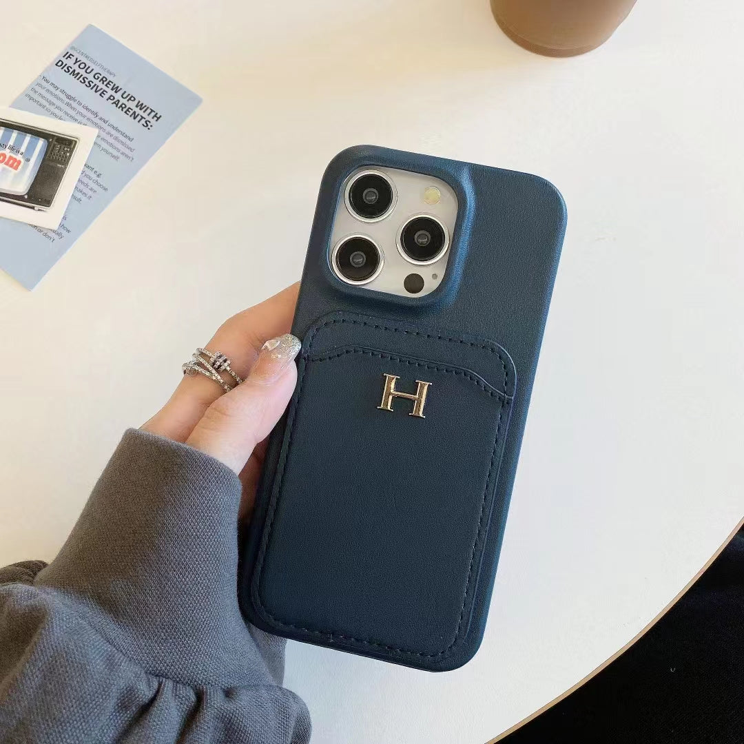 Luxury Insert card  phone case for iPhone