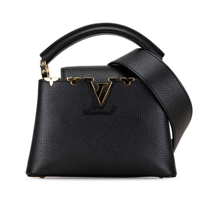 Louis Vuitton  Noir Leather Handbag Shoulder Bag