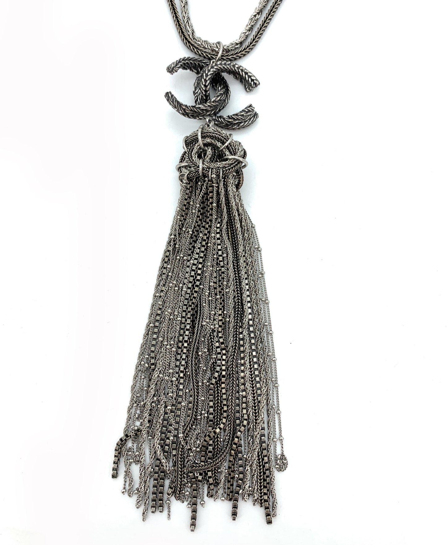 Chanel bag Strass CC Paris-Cosmopolite Tassel Necklace