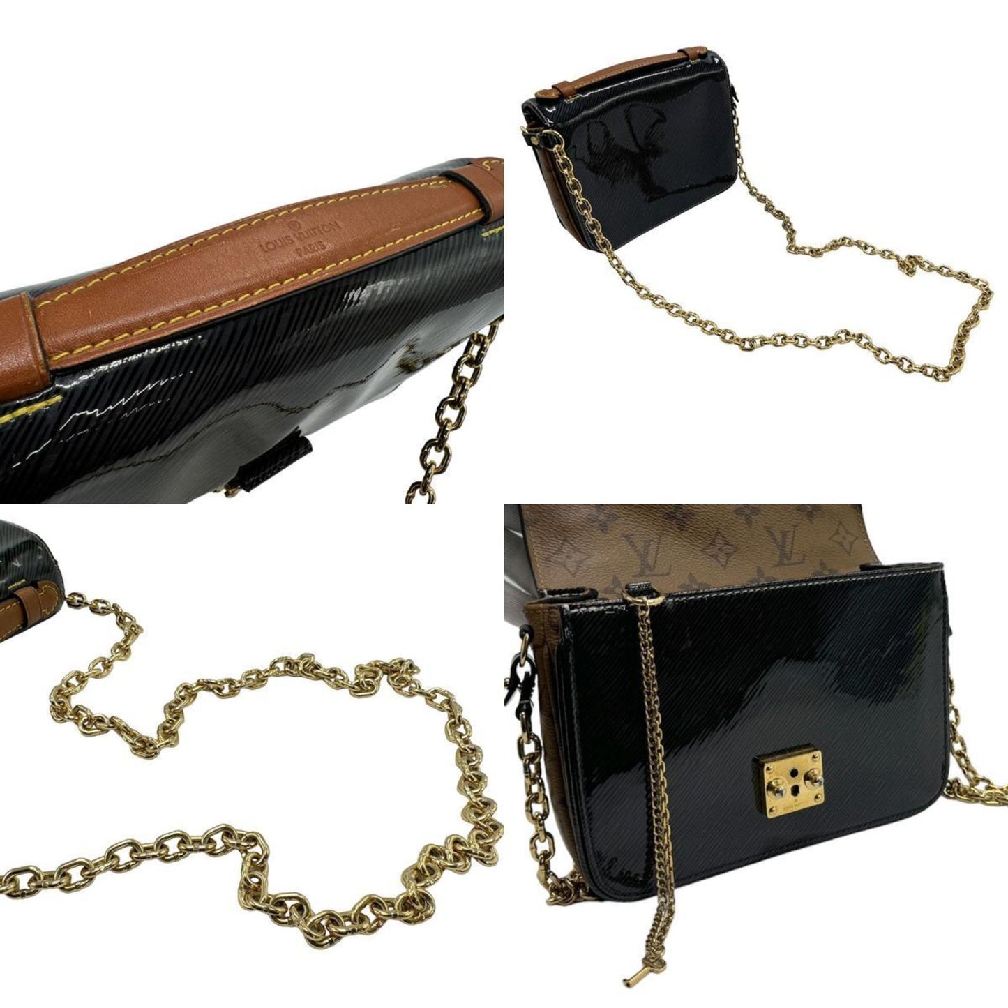 Louis Vuitton  Monogram Reverse Pvc Pochette Shoulder Bag