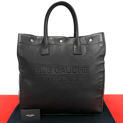 Yves Saint Laurent Leather Rive Gauche Tote