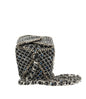 Ultra Rare 2010 Chanel Grey Embellished Tweed Paris-Shanghai Take Away Box Bag