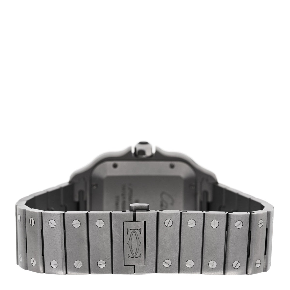 Titanium 39.8mm Santos De Cartier Automatic Watch