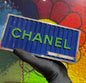 Chanel Luxury Leather Blue Clutch