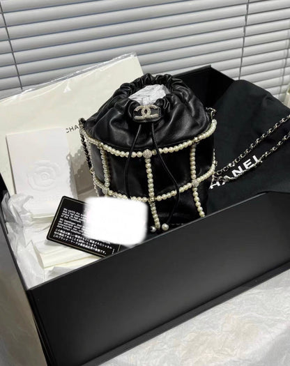 Chanel Luxury Lambskin Black Handbag Lambskin